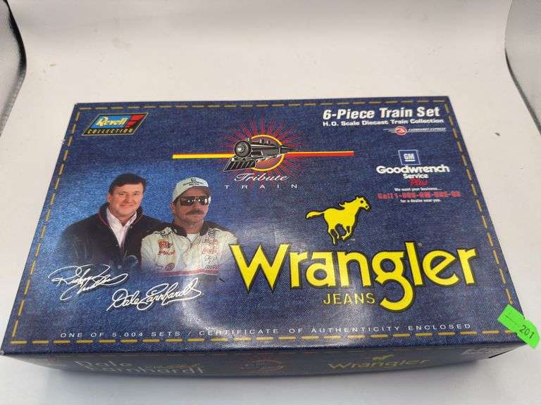 Revell Collection 6-Piece H.O Scale Train Collection  Dale Earnhardt Wrangler Jeans Collaboration image