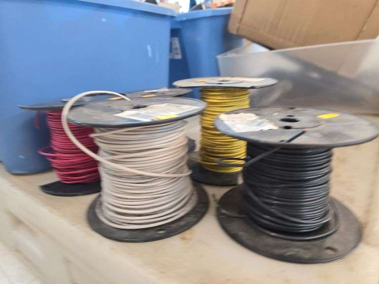 5 Partial Rolls of 12 Gauge Wire image