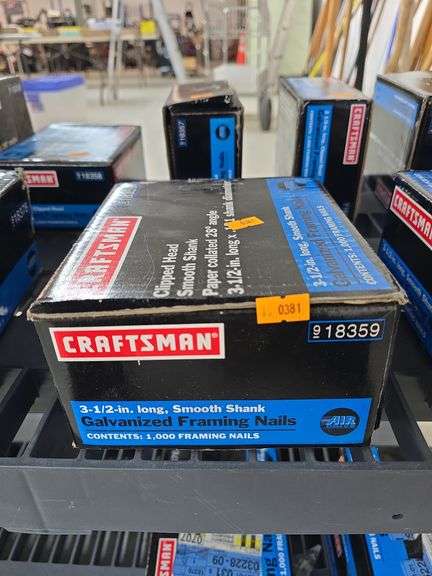 Unopened Craftsman 3-1/2" Smooth Framing Nails image