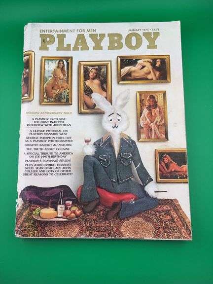 1975 Playboy Magazines image