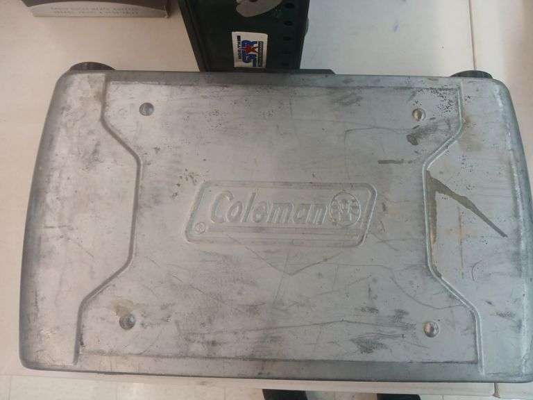 2 Colman propane camping stoves image
