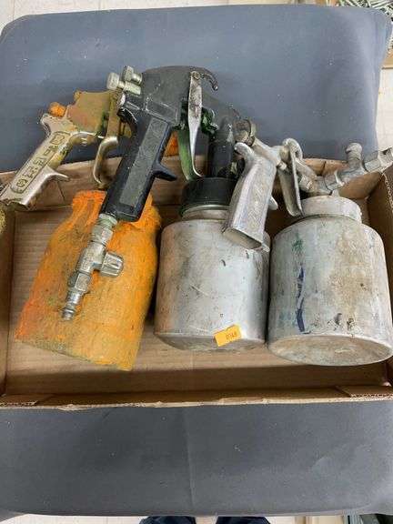 Box of three paint sprayers image