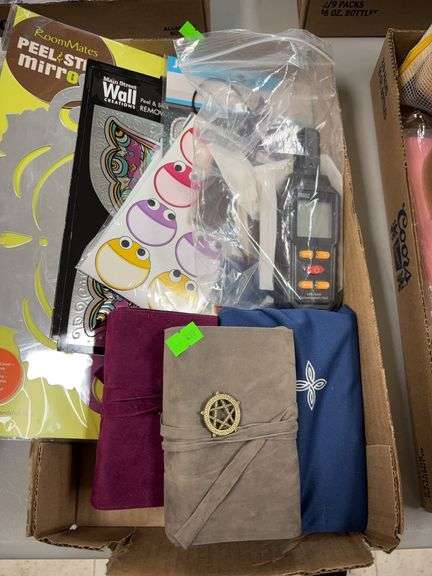 Box of crafts, tarot cards emf tester image