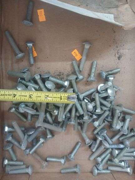 Flat of grade 5 jhon deer bolts. image