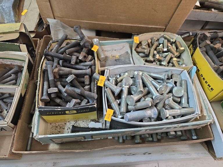 2 Flats of Miscellaneous John Deere Bolts image