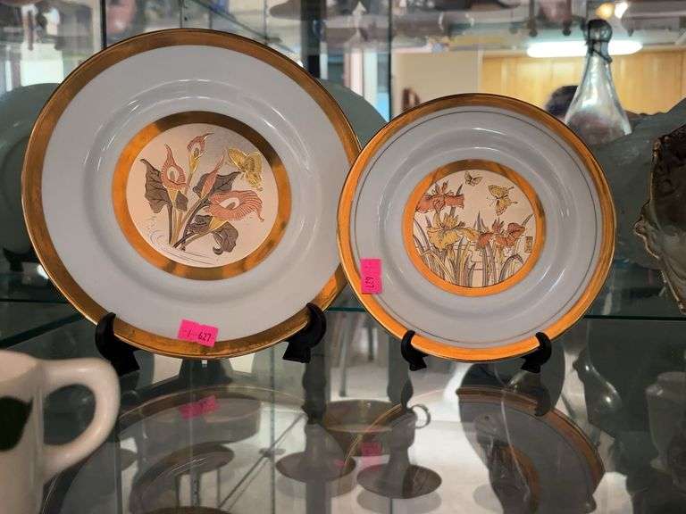 Chokin decorative plates image