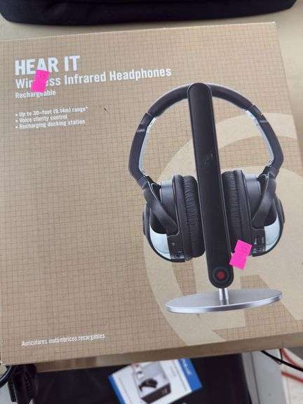Here at wireless infrared headphones image