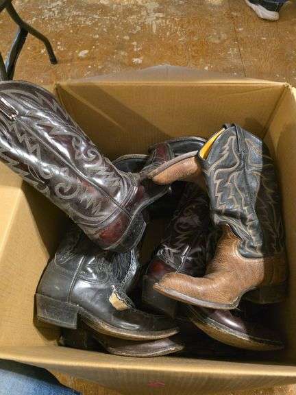 Box Full of Used 8D Boots image