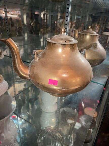 Metal/ brass tea pot image