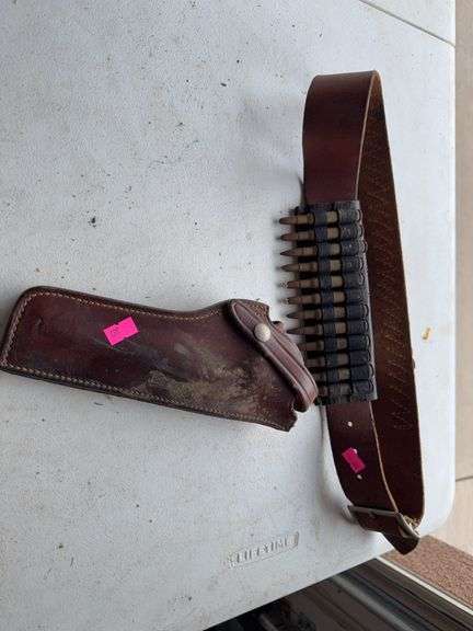 Gun belt with 30-06 ammo image