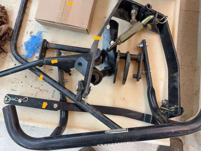 Mounting hardware for implements for craftsman mower image