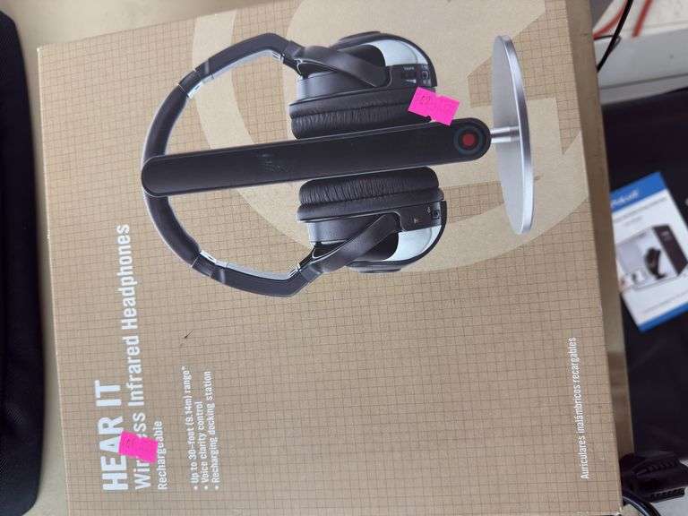 Here at wireless infrared headphones image