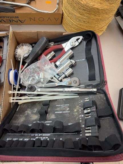 Flat of various tools image