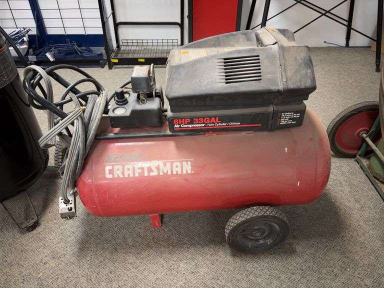 Craftsman 33 gallon air compressor 6HP image