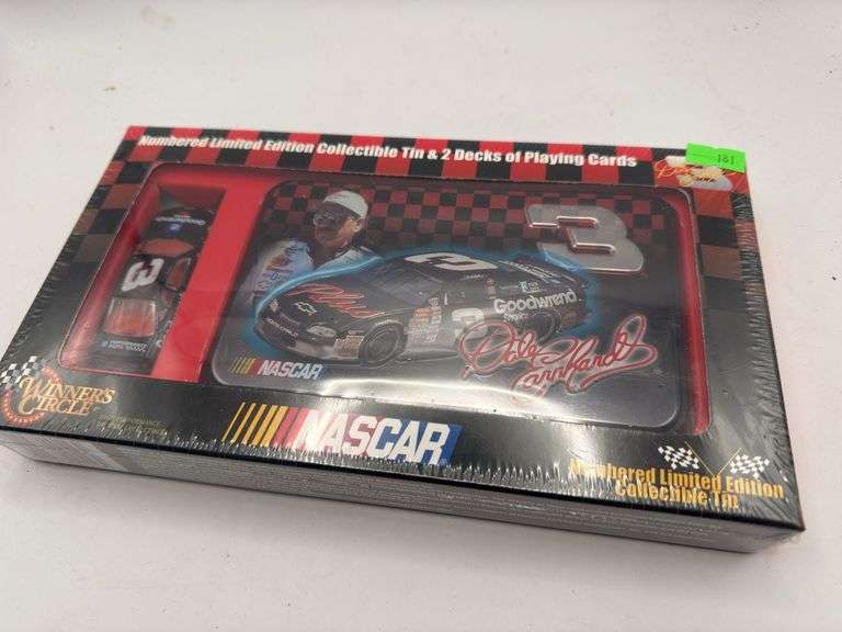 Numbered Limited Edition Collectable Tin & 2 Decks of Playing Cards Dale Earnhardt image