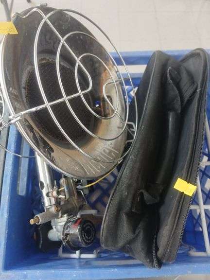 Mr heater propane attachment, metlas rack , bag. image