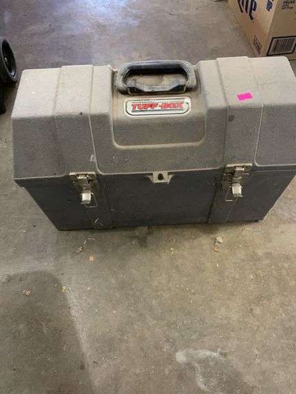 Tough box plastic toolbox with contents image