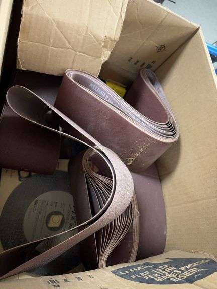 Box of sanding belts image