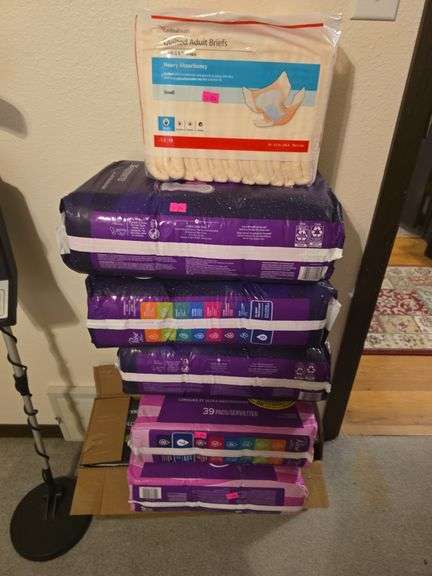 Large Lot of Adult Overnight Pads image