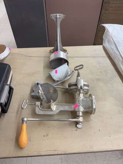 vintage manual food grinders image