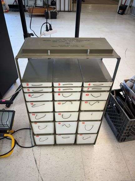 Insert cabinet medical instrument and supply set chest image