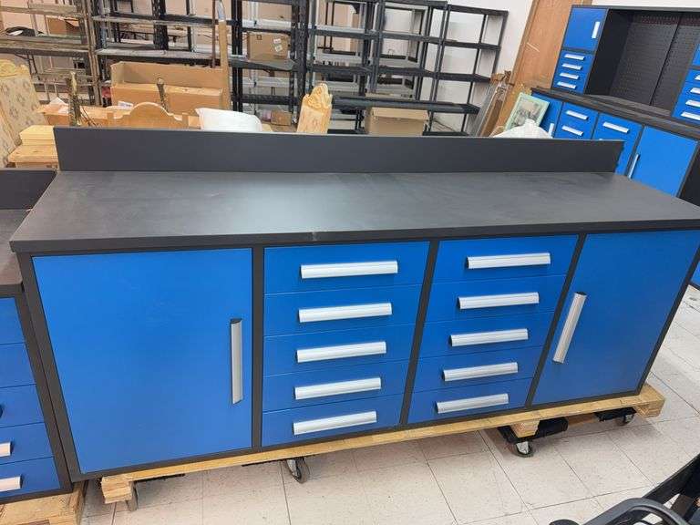 New 10 Drawer 2 Cabinet Tool Box image