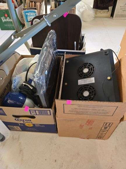 3 Boxes of Miscellaneous Home Decor image