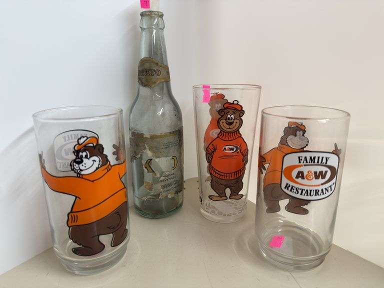 A&W glasses, nekto bottle image