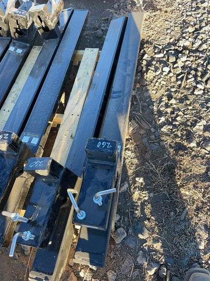 New Wolverine Clamp-On Bucket Forks, Model: TF1-66-4000G (Spanner Bar NOT Included) image