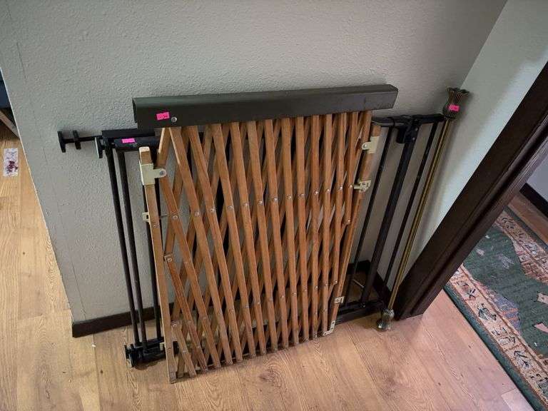 2 pet gate and Curtin rod image