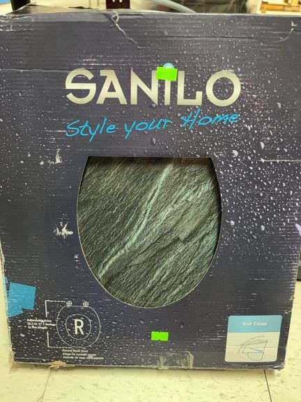 Sanilo Soft Close Toilet Seat ROUND, Quiet and Slow Close Li image