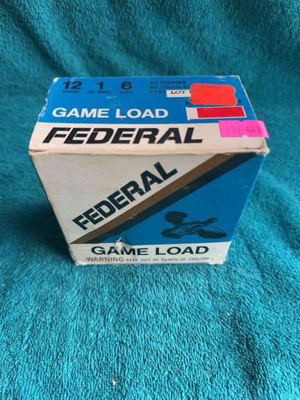 Federal Game Load 12GA 1oz Shot  partial box approx 15 rounds image