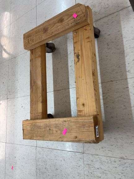 Homemade furniture dolly image