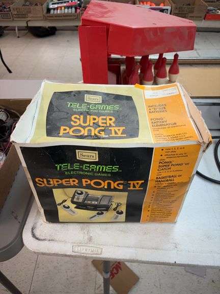 Super pong electronic game image