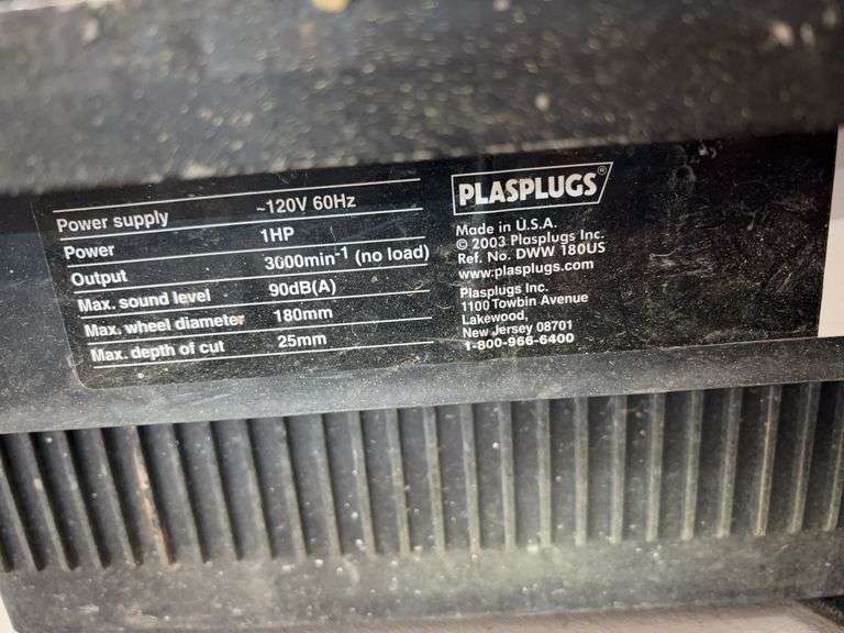 Plasplug tile saw image