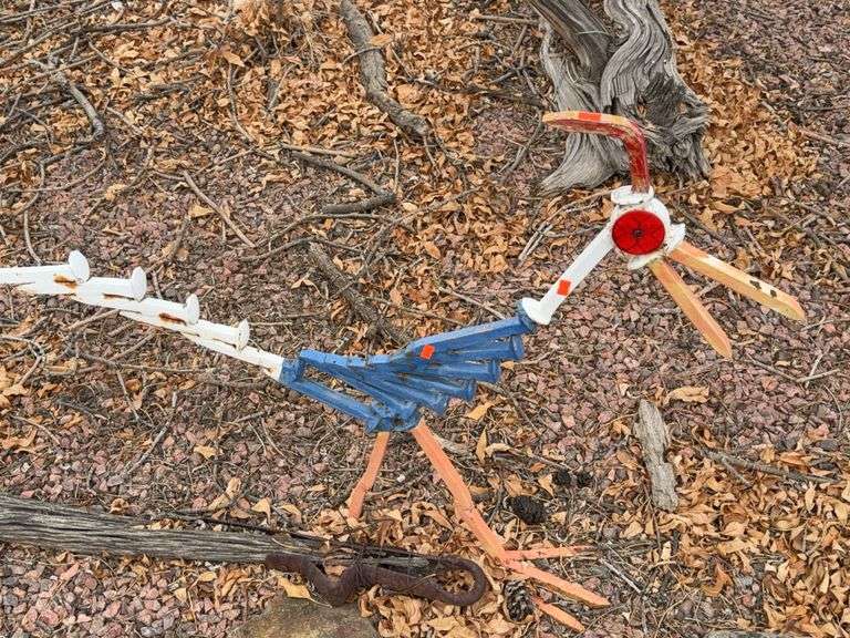 Handcrafted Metal Yard Art Roadrunner image