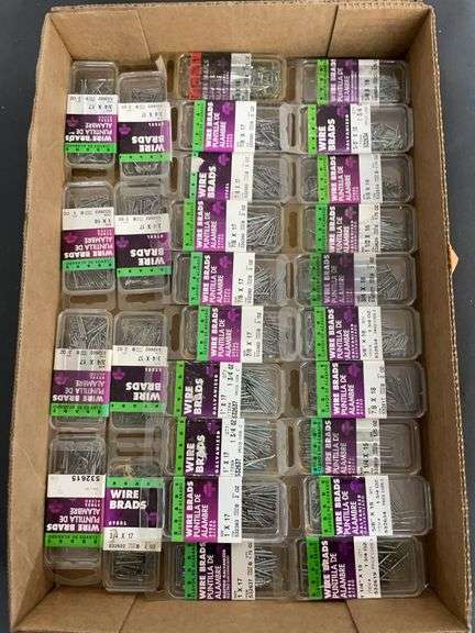 28 small boxes of nails image