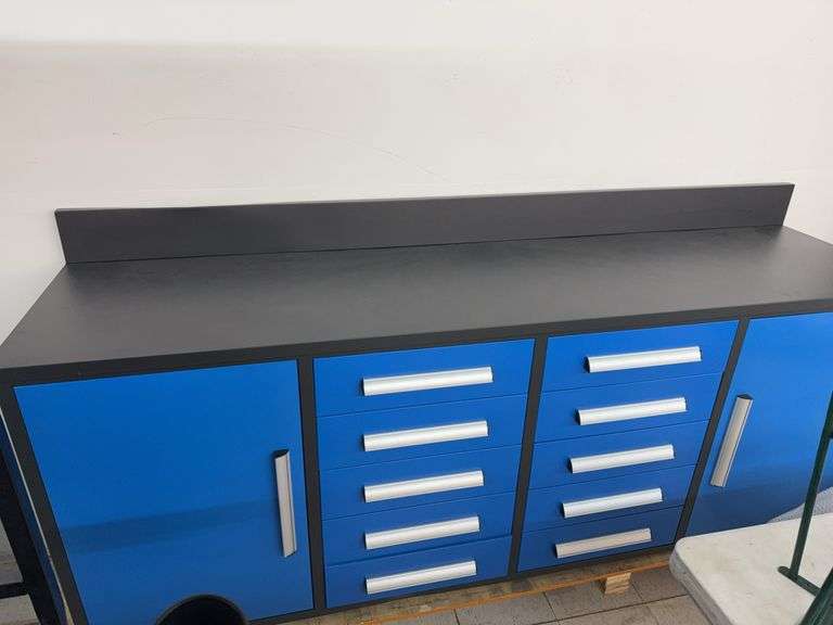 New 10 Drawer 2 Cabinet Tool Box image