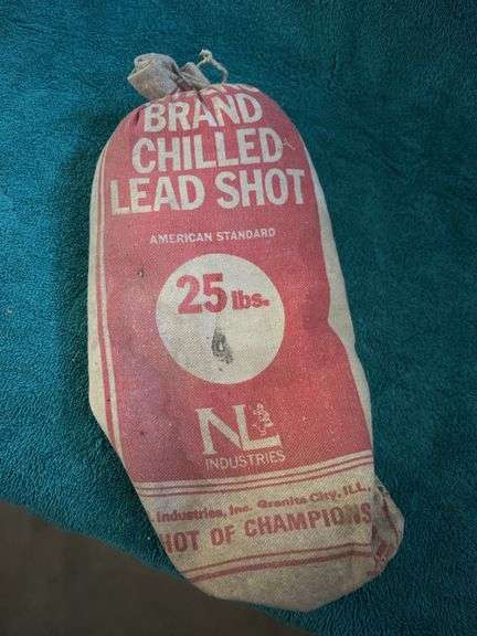 Box of mixed lead shots image