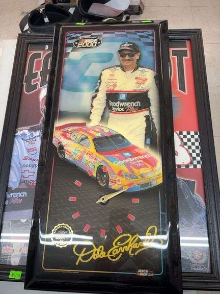 Dale Earnhart wall clock image