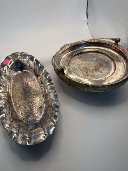 Fruit trays, Warner silver mfg, iwma Rogers image