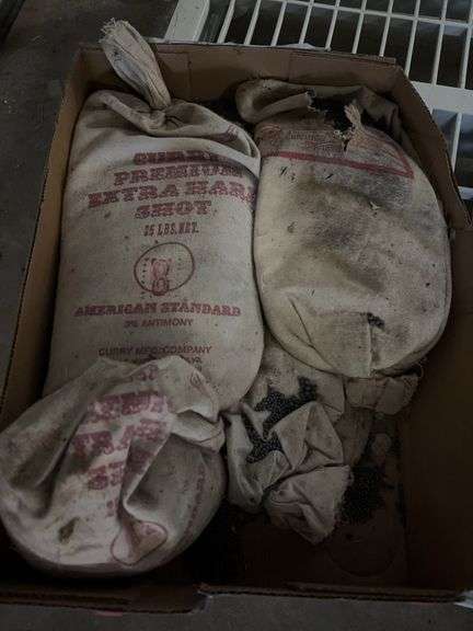 Box of mixed lead shots image