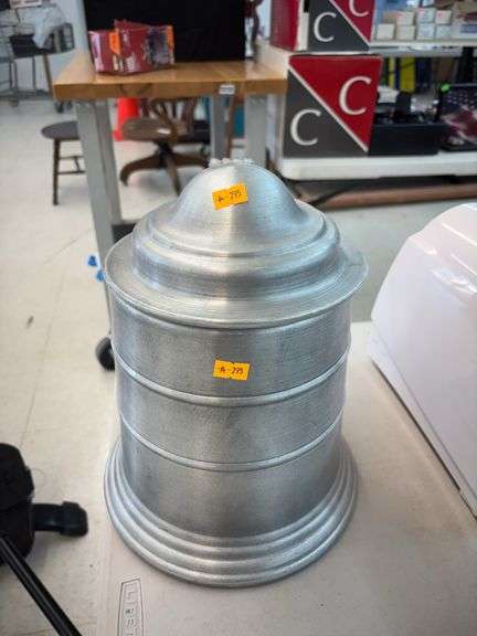 pewter ice bucket image