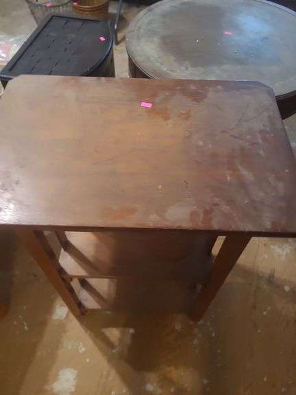 wooden table image