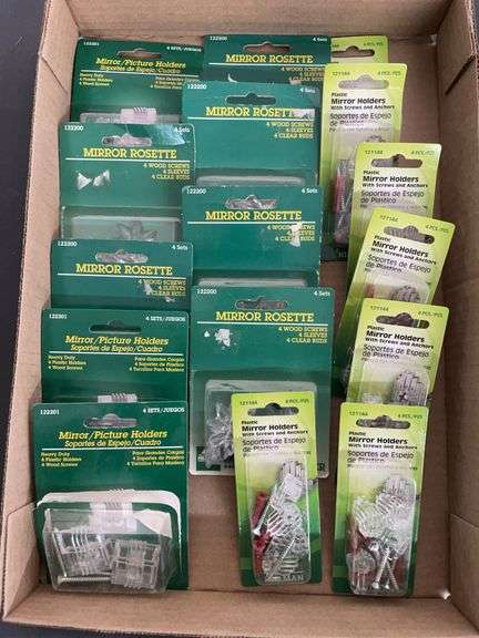Box of assorted mirror holders image