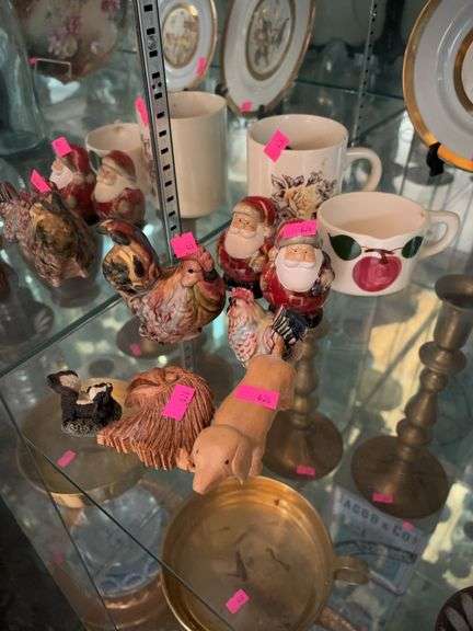 ￼Various glass figurines image