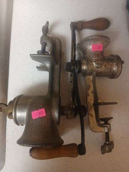 Set of two food grinders. image