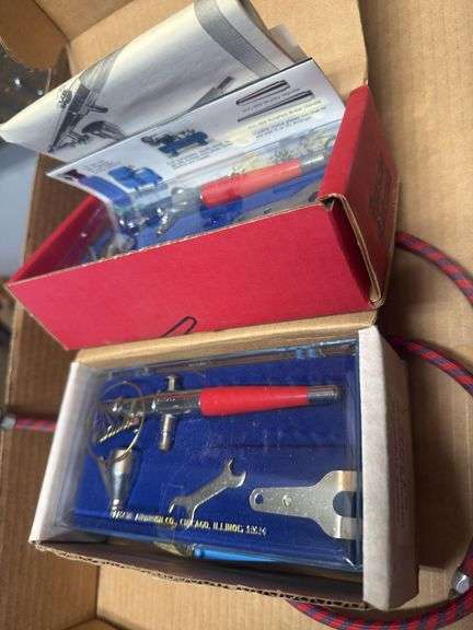 2- Paaschs air brushes & hose. image