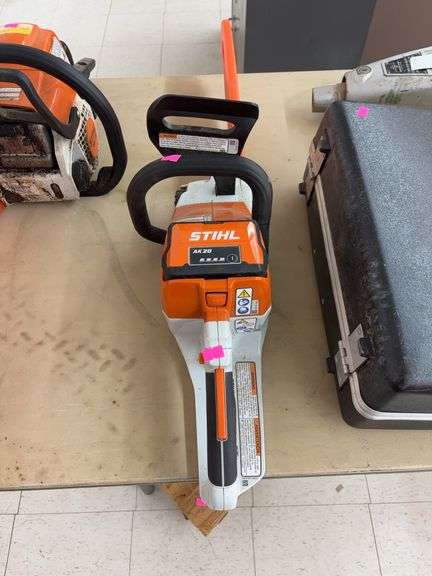 Stihl AK 20 battery operated chain saw image