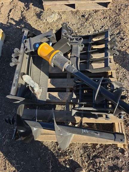 Mini Excavator Attachment Package – Buckets, Ripper, Auger w/ Bits, Grapple & Rake image